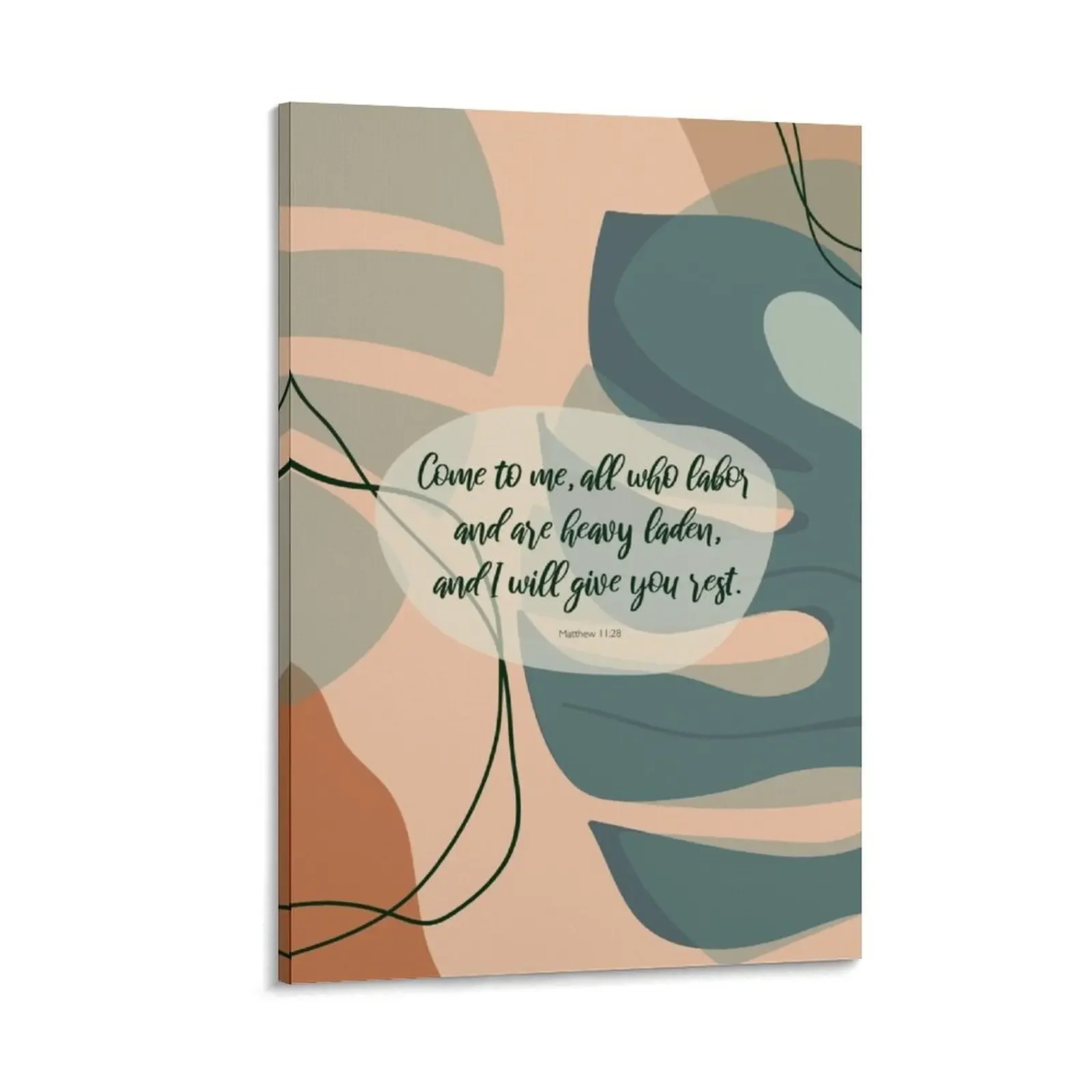 I will give you rest. Matthew 11:28, Bible Quote Canvas Painting aesthetic room wall decoration painting modern home decoration
I will give you rest. Matthew 11:28, Bible Quote Canvas Painting aesthetic room wall decoration painting modern home decoration