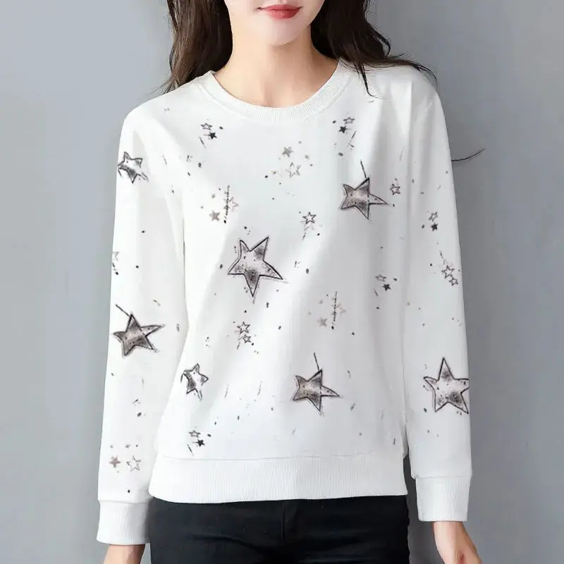 Fashion Causal Korean Comfortable Trend All-match O-neck Long Sleeved T-shirts New 2026 Floral Spring Autumn Women's Clothing
Fashion Causal Korean Comfortable Trend All-match O-neck Long Sleeved T-shirts New 2026 Floral Spring Autumn Women's Clothing