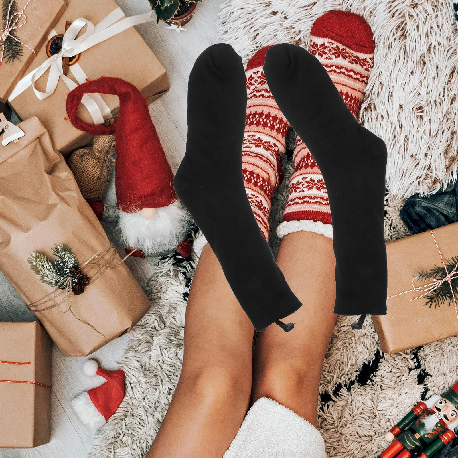 1Pair Heated Thermal Socks for Men Women Winter Powered Warm Skiing Hiking Outdoor Sports Double Layer Cotton Heating
1Pair Heated Thermal Socks for Men Women Winter Powered Warm Skiing Hiking Outdoor Sports Double Layer Cotton Heating