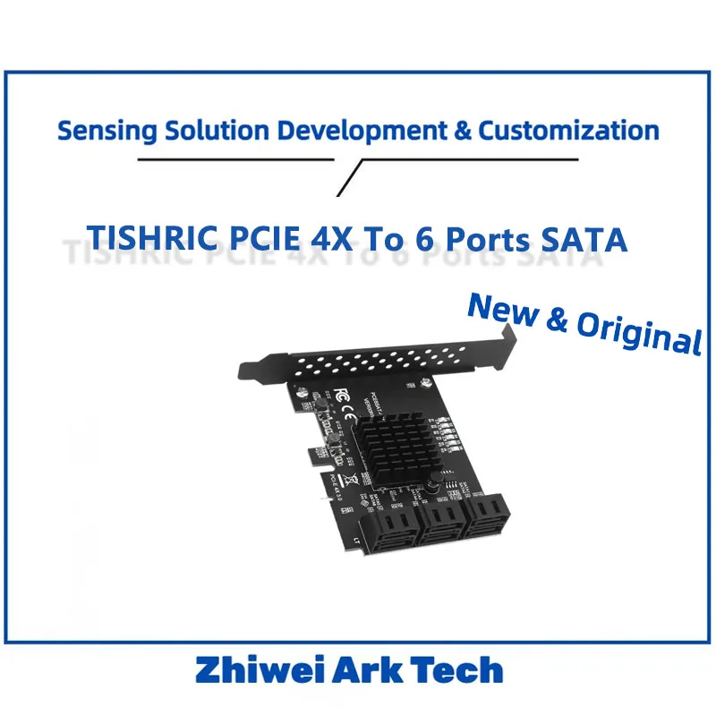 TISHRIC PCIe 4X to 6 Port SATA 3.0 Card, 6Gbps, for HDD/SSD, Compatible with PCIe 4x/8x/16x Slots, ZNAS/Server/Storage Expansion
TISHRIC PCIe 4X to 6 Port SATA 3.0 Card, 6Gbps, for HDD/SSD, Compatible with PCIe 4x/8x/16x Slots, ZNAS/Server/Storage Expansion