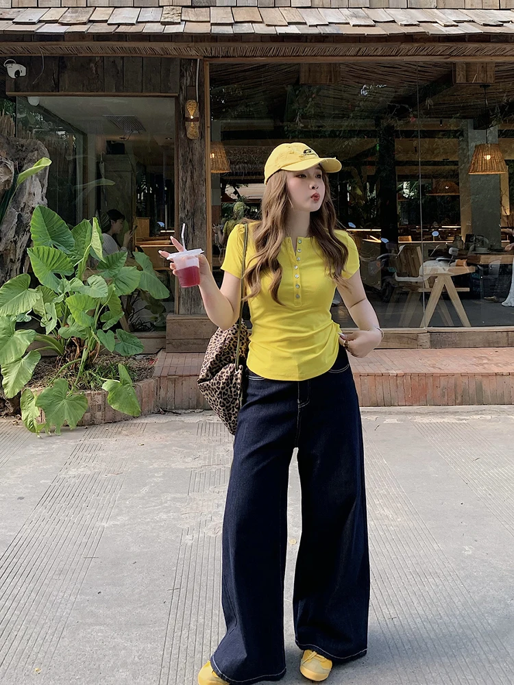 Женские джинсы Herwear с широкими штанинами, оригинальный дизайн, корректирующие фигуру, длинные брюки, повседневные, с высокой талией, свободного кроя, осенние джинсы
Женские джинсы Herwear с широкими штанинами, оригинальный дизайн, корректирующие фигуру, длинные брюки, повседневные, с высокой талией, свободного кроя, осенние джинсы