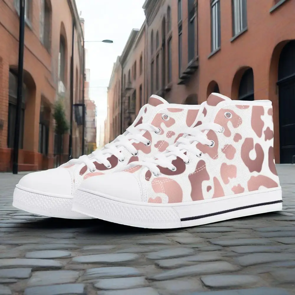 Customized Light red leopard print vulcanized shoes classic high-top canvas shoes casual sneakers denim shoes
Customized Light red leopard print vulcanized shoes classic high-top canvas shoes casual sneakers denim shoes