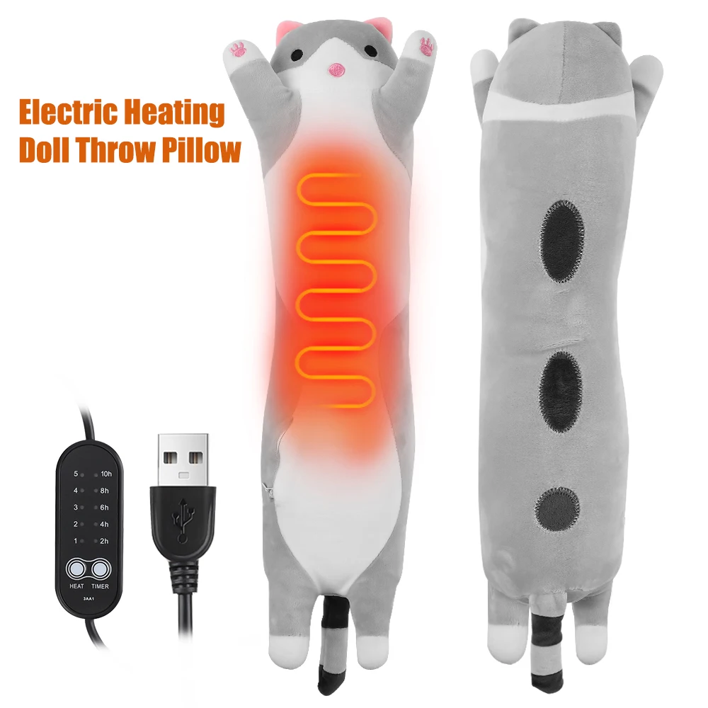 USB Heating Pad Cute Cat Throwing Pillow For Back Neck Shoulder Heated Throw Pillow Menstrual Period Hot Compress Waist Belt
USB Heating Pad Cute Cat Throwing Pillow For Back Neck Shoulder Heated Throw Pillow Menstrual Period Hot Compress Waist Belt