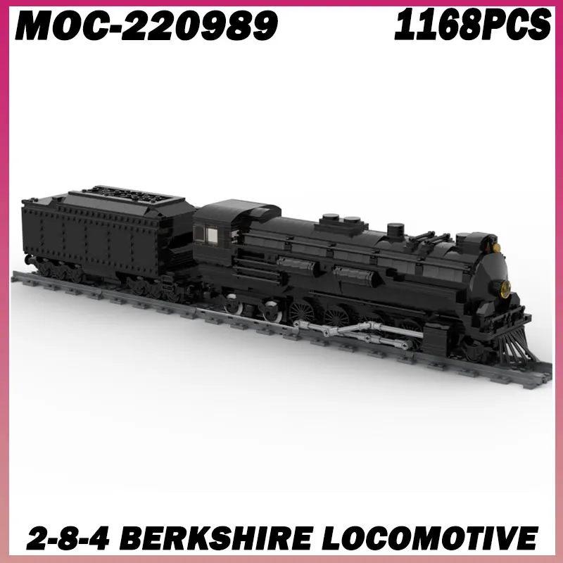 1168 шт. MOC-220989 городская железная дорога паровоз 2-8-4 Berkshire локомотив технология строительные блоки сборная модель кирпичная игрушка
1168 шт. MOC-220989 городская железная дорога паровоз 2-8-4 Berkshire локомотив технология строительные блоки сборная модель кирпичная игрушка