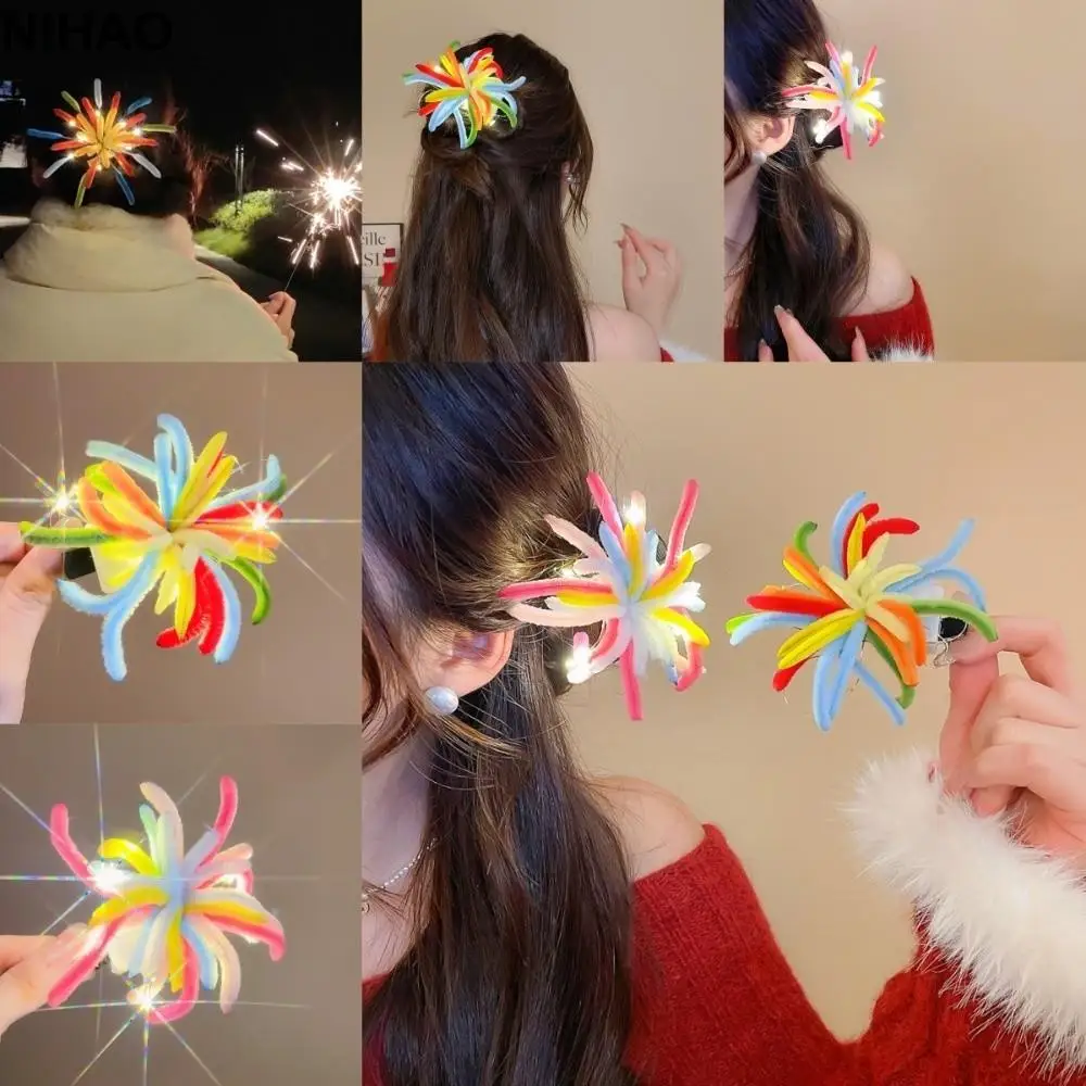 Twist Bar LED Glow Hairpin Photographic Headwear LED Glow Glow Duckbill Clips Light Up Colorful New Year Headdress Decorations
Twist Bar LED Glow Hairpin Photographic Headwear LED Glow Glow Duckbill Clips Light Up Colorful New Year Headdress Decorations