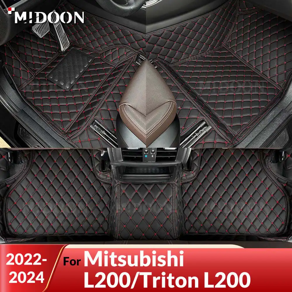 MIDOON для Mitsubishi L200/Triton L200 2022-2024, автомобильные коврики на заказ, автомобильный ковер, детали интерьера, аксессуары, защитные
MIDOON для Mitsubishi L200/Triton L200 2022-2024, автомобильные коврики на заказ, автомобильный ковер, детали интерьера, аксессуары, защитные