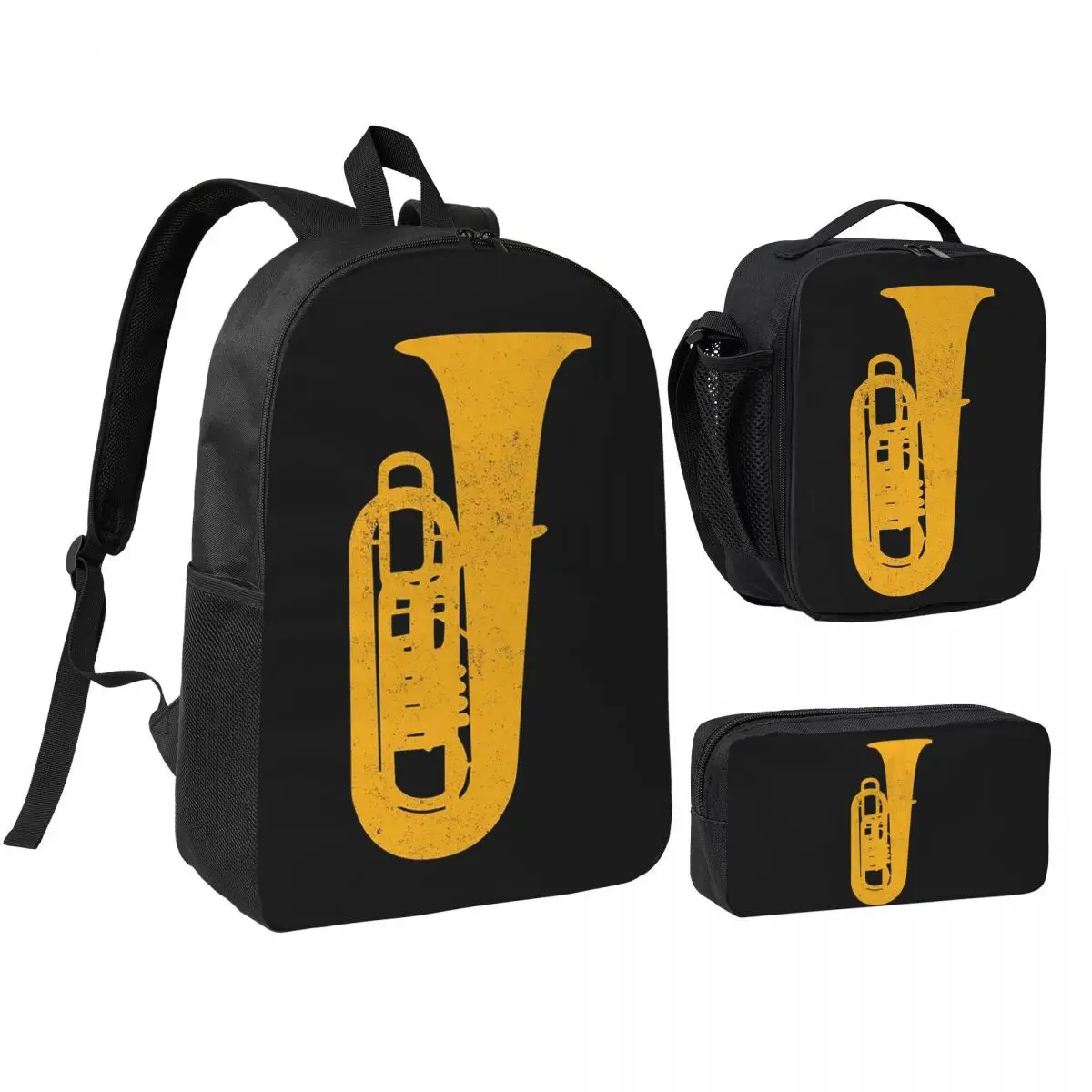Tuba Backpack Student BookBag School Bag Shoulder Bags 3ps Insulated Lunch Bag Pencil Case
Tuba Backpack Student BookBag School Bag Shoulder Bags 3ps Insulated Lunch Bag Pencil Case