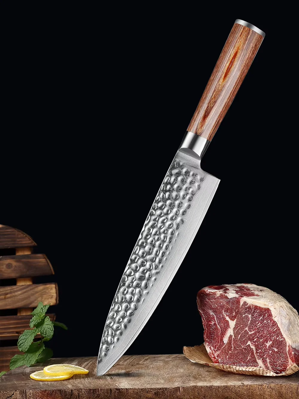 XITUO Chef Knife 8 Inch Kitchen Knife Japanese Damascus Steel Sharp Cooking Knife for Meat Sushi, Ergonomic Color Wooden Handle
XITUO Chef Knife 8 Inch Kitchen Knife Japanese Damascus Steel Sharp Cooking Knife for Meat Sushi, Ergonomic Color Wooden Handle