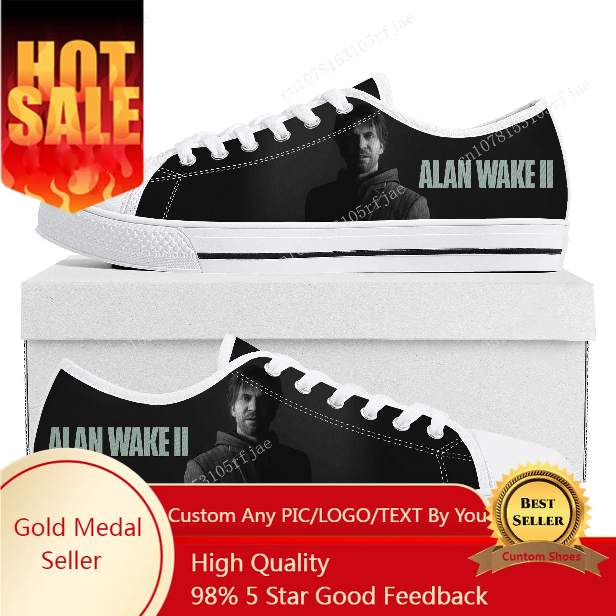 Alan Wake2 Low Top Sneakersh Hot 3D Game Womens Mens Teenager Fashion Canvas Sneaker Couple Custom Built Shoes
Alan Wake2 Low Top Sneakersh Hot 3D Game Womens Mens Teenager Fashion Canvas Sneaker Couple Custom Built Shoes
