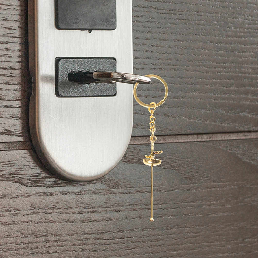 2Pcs Fencing Keychain Creative Metal Small Sword Pendant Decorative Backpack Key Ring Sport Fans Souvenir Accessory
2Pcs Fencing Keychain Creative Metal Small Sword Pendant Decorative Backpack Key Ring Sport Fans Souvenir Accessory