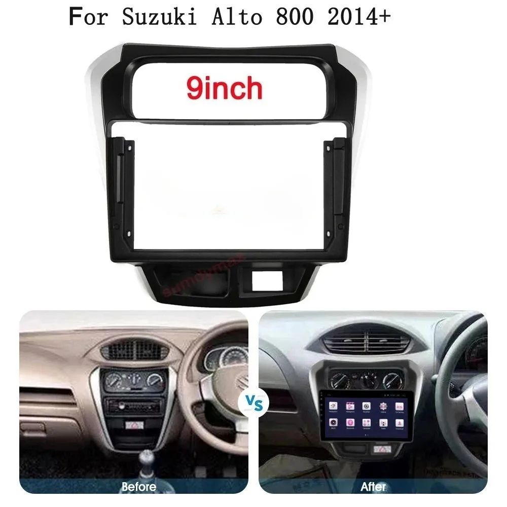For 2014+ SUZUKI ALTO 800 Car Accessories 9inch Radio Frame Audio Android Player Fascia Dash Mount Trim Kit GPS DVD Stereo Panel
For 2014+ SUZUKI ALTO 800 Car Accessories 9inch Radio Frame Audio Android Player Fascia Dash Mount Trim Kit GPS DVD Stereo Panel