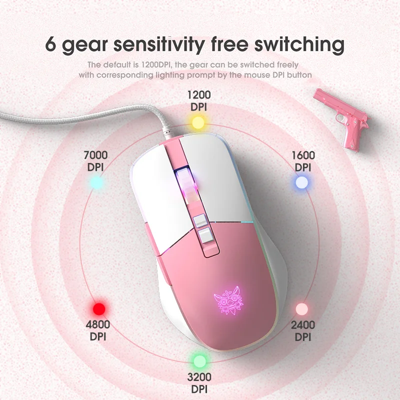 New Wired Gaming Mouse 8 Button RGB Light Professional Gamer Mice USB Ergonomic Optical Mause Cute LED Backlit Game Mouse For PC
New Wired Gaming Mouse 8 Button RGB Light Professional Gamer Mice USB Ergonomic Optical Mause Cute LED Backlit Game Mouse For PC