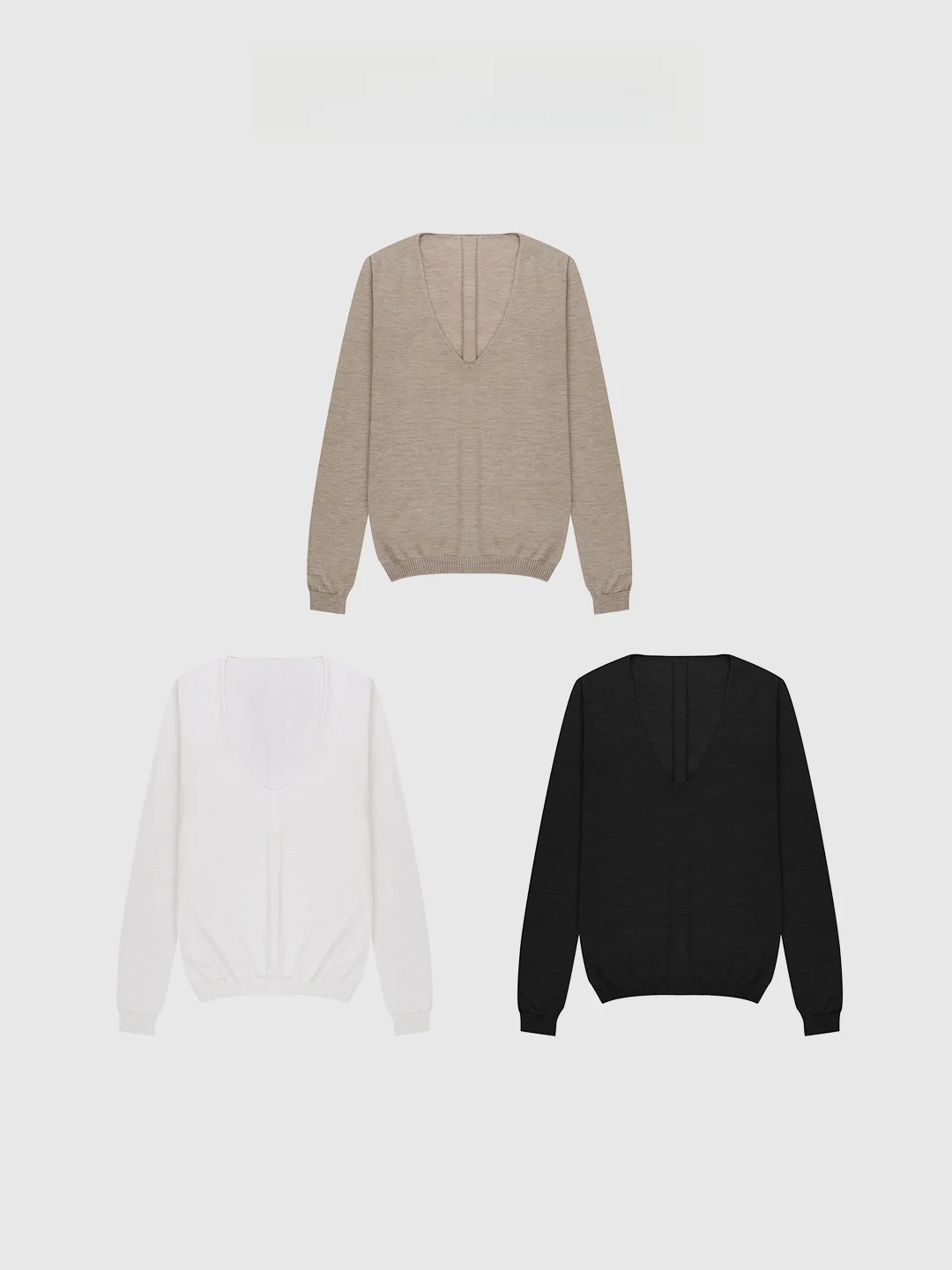 Baatone Camere Deep V Ne Knitted Sweater Sl 60 Stitches Women's Casual Sle Long Sve V Collar Premium Quali
Baatone Camere Deep V Ne Knitted Sweater Sl 60 Stitches Women's Casual Sle Long Sve V Collar Premium Quali