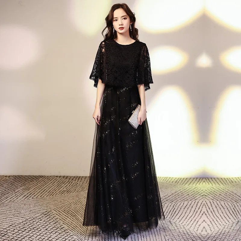 DSP Elegant A Line O-Neck Half Sleeves Lace Evening Dresses for Woman Formal Dress Special Occasion Party Dresses Long
DSP Elegant A Line O-Neck Half Sleeves Lace Evening Dresses for Woman Formal Dress Special Occasion Party Dresses Long