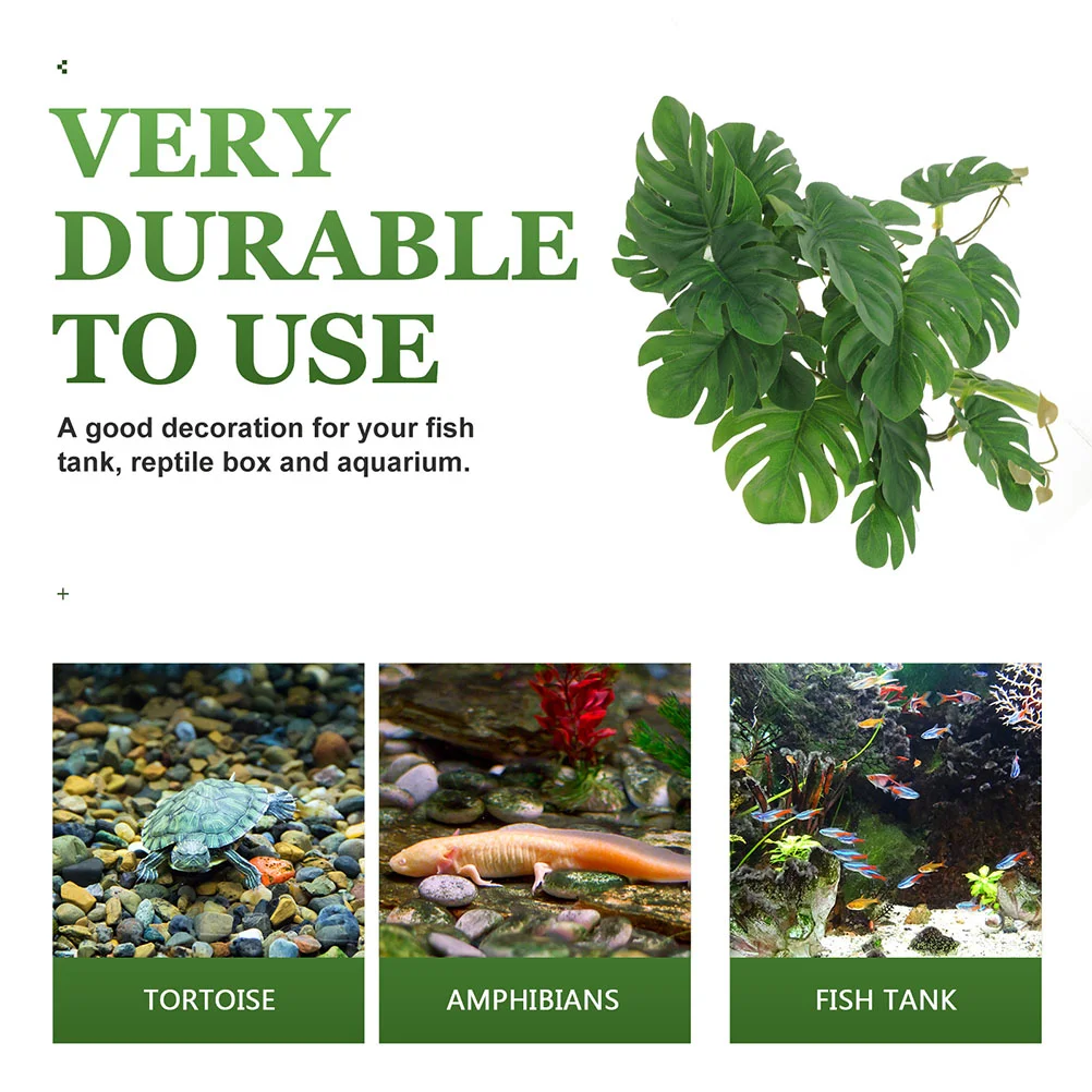 Artificial Plastic Reptile Plants for Terrarium Lifelike Decoration Cups Hanging Habitat Supplies Green Color
Artificial Plastic Reptile Plants for Terrarium Lifelike Decoration Cups Hanging Habitat Supplies Green Color