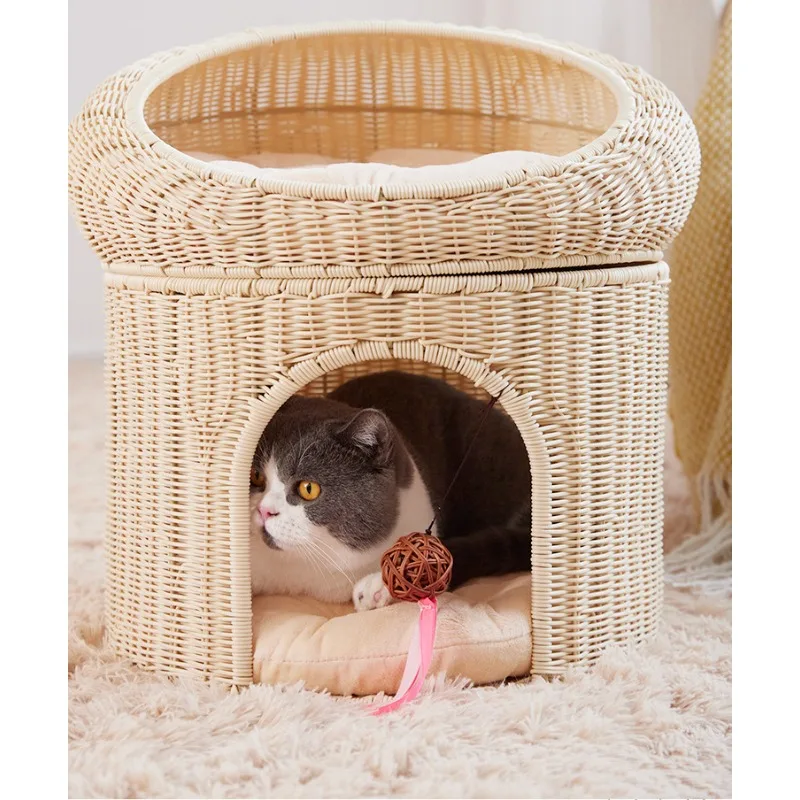 Super Cat Warm Woven Pet Nest Double Layer Large Space Cat Nest Half enclosed Vine Woven Cat Nest Vine Woven Cat Nest
Super Cat Warm Woven Pet Nest Double Layer Large Space Cat Nest Half enclosed Vine Woven Cat Nest Vine Woven Cat Nest