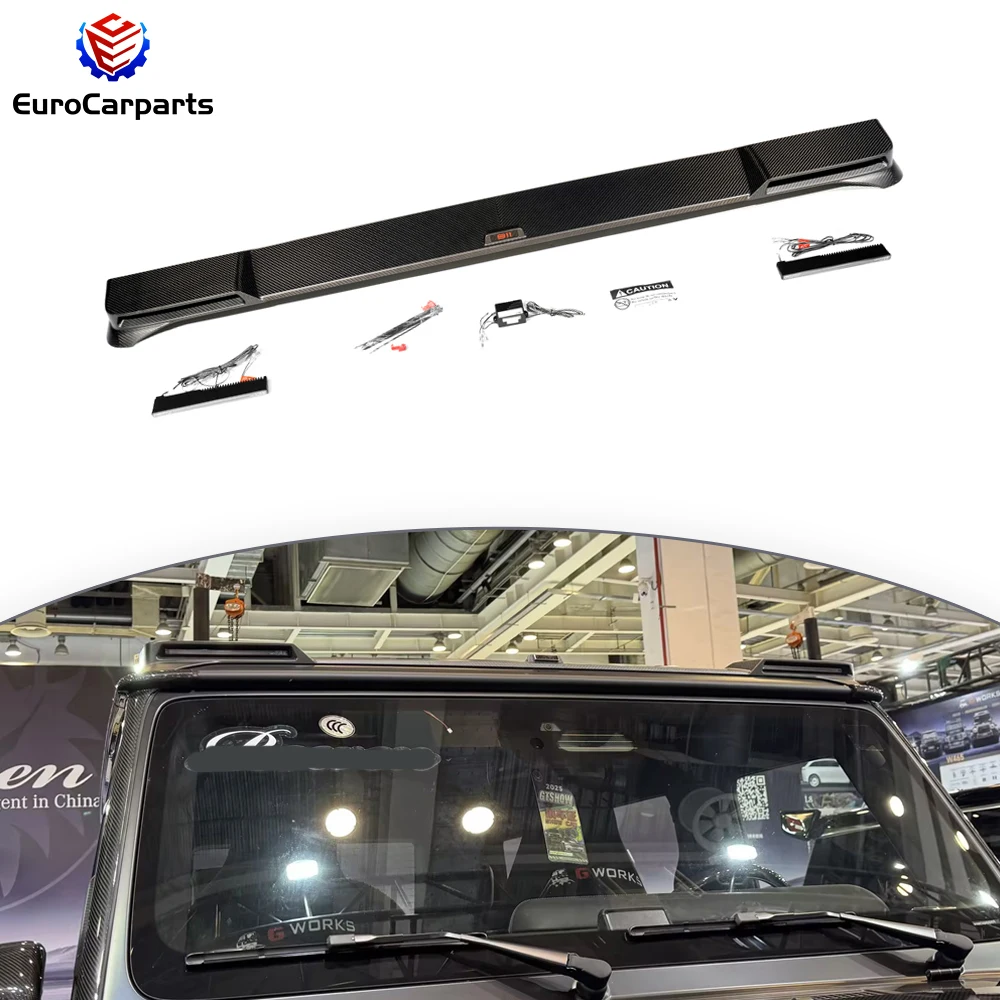 Dry Carbon Roof Lights Body Parts for G Class W465 G63 Roof Lights High Quality Body Kit Upgrade Parts Roof Lamp Accessory
Dry Carbon Roof Lights Body Parts for G Class W465 G63 Roof Lights High Quality Body Kit Upgrade Parts Roof Lamp Accessory