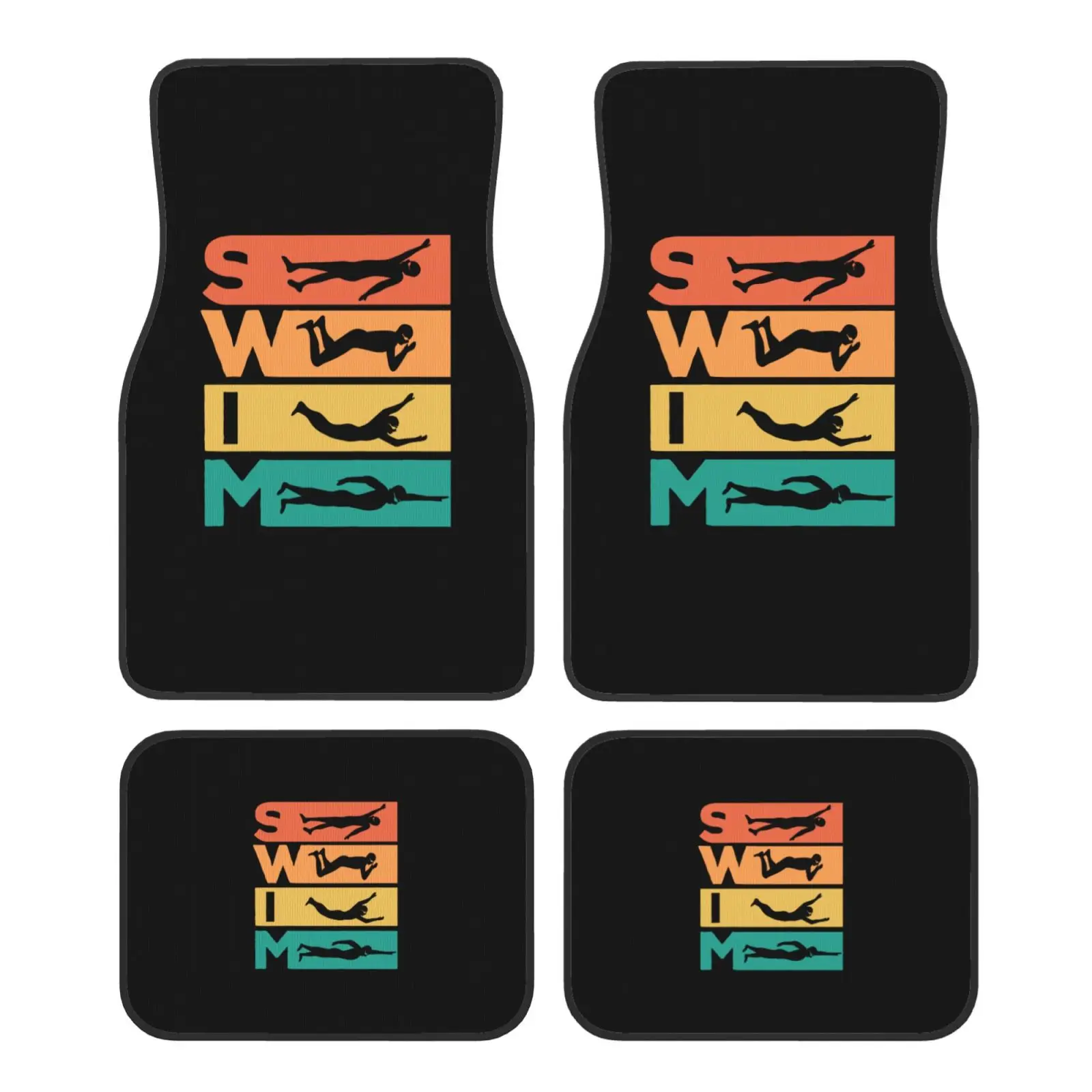 Funny Retro Vintage Swimming Print Car Floor Mats Durable Car Carpet Mat 4pcs with Anti-Slip Backing Fit for SUV Trucks
Funny Retro Vintage Swimming Print Car Floor Mats Durable Car Carpet Mat 4pcs with Anti-Slip Backing Fit for SUV Trucks