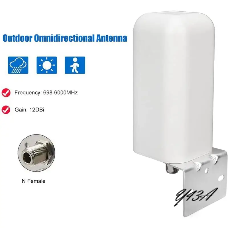 Y43A-Outdoor Omni-Directional Wireless Router Television Telephone Signal Amplifier Antenna For GSM/4G/5G/LTE Full Netcom
Y43A-Outdoor Omni-Directional Wireless Router Television Telephone Signal Amplifier Antenna For GSM/4G/5G/LTE Full Netcom