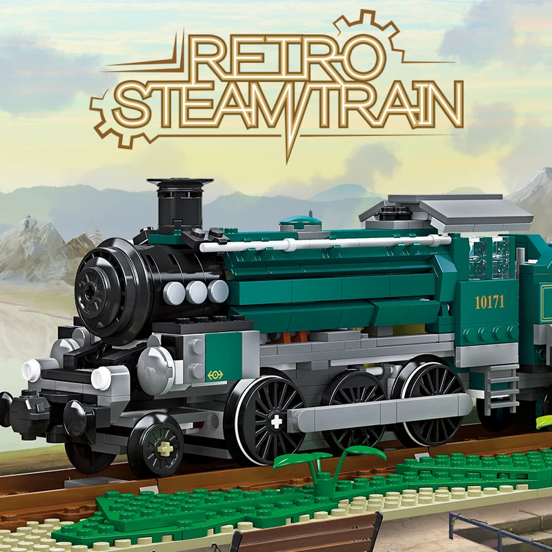 Retro steam train building blocks 1031PCS children's assembly decompression toys educational STEM education boy creative gift
Retro steam train building blocks 1031PCS children's assembly decompression toys educational STEM education boy creative gift