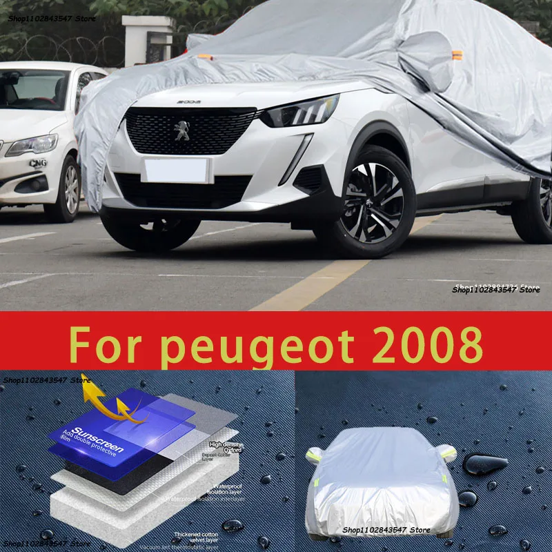 For Peugeot 2008 Car protective cover, sun protection, cooling protection, car clothing, car paint protection auto
For Peugeot 2008 Car protective cover, sun protection, cooling protection, car clothing, car paint protection auto