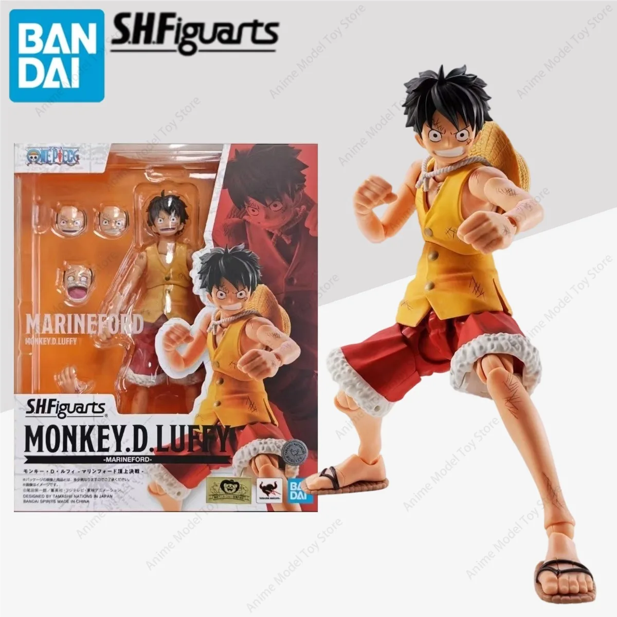Original Bandai in Stock Genuine SHF One Piece SHF Monkey D Luffy Battle At Best Mobile Action Collectibles Toys Holiday Gifts
Original Bandai in Stock Genuine SHF One Piece SHF Monkey D Luffy Battle At Best Mobile Action Collectibles Toys Holiday Gifts