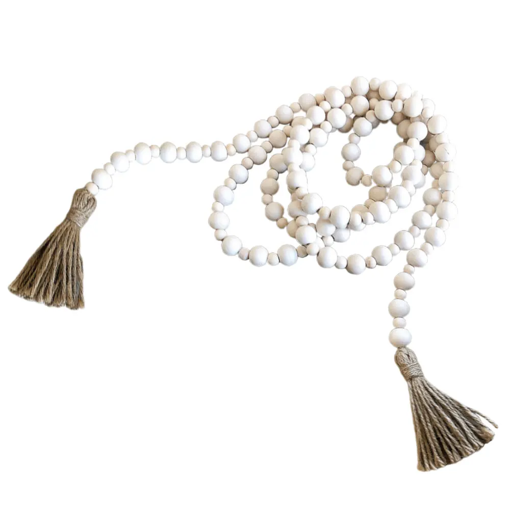Wooden Bead Garland Wall Hanging Decor Rustic Tassel Beaded Pendant Festival Home Party Decor Hanging Tassel Garland Simple
Wooden Bead Garland Wall Hanging Decor Rustic Tassel Beaded Pendant Festival Home Party Decor Hanging Tassel Garland Simple