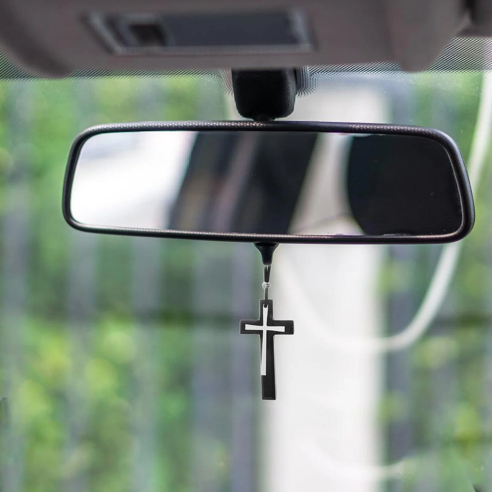 Cross Ornaments Vintage Handmade Car Decor Rear View Mirror Hanging Accessories Double Layer Wood Charm Church Style
Cross Ornaments Vintage Handmade Car Decor Rear View Mirror Hanging Accessories Double Layer Wood Charm Church Style