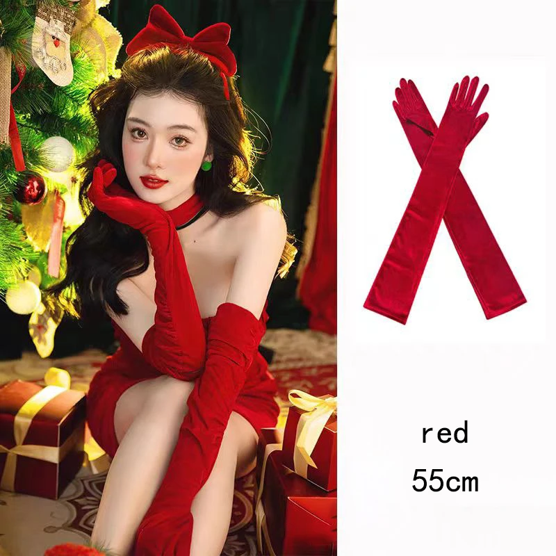 55cm Velvet Evening Dress Long Thick Gloves Multicolor Opera Party Elbow Gloves For Costume Dance
55cm Velvet Evening Dress Long Thick Gloves Multicolor Opera Party Elbow Gloves For Costume Dance