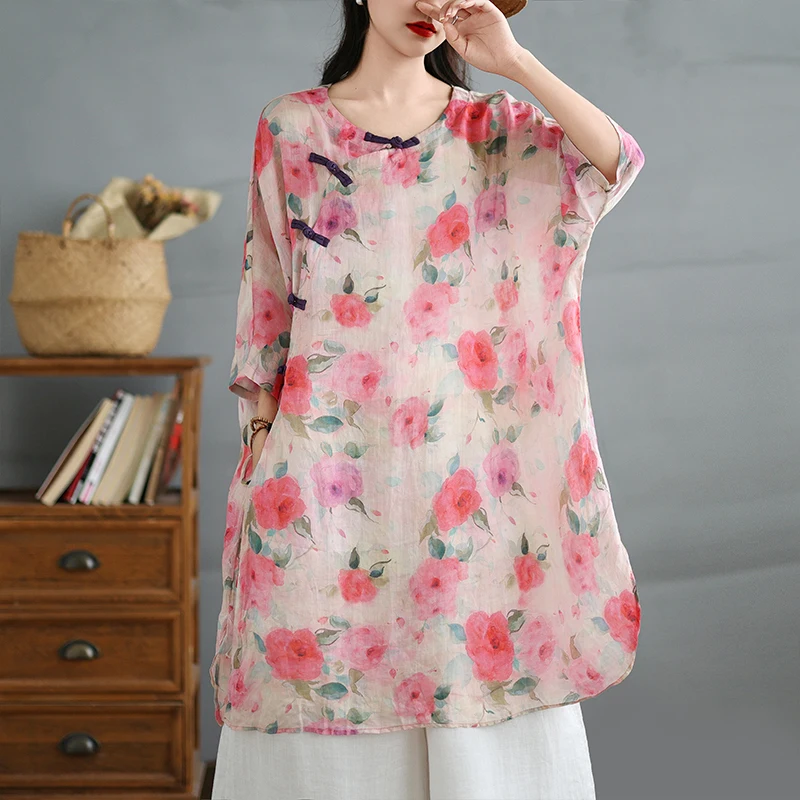Loose Lightweight Summer Shirt Dress Women's Medium Length Printed Floaty Stylish Individual Large Size Commute Style Cotton ...
Loose Lightweight Summer Shirt Dress Women's Medium Length Printed Floaty Stylish Individual Large Size Commute Style Cotton ...