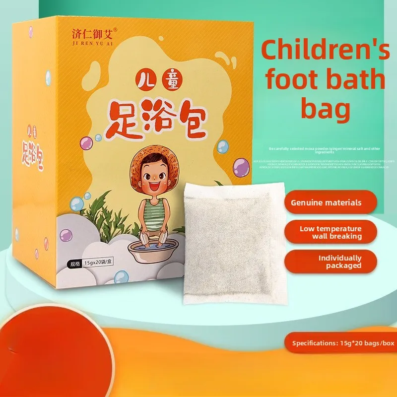 15g * 20 Bags Children's Foot Bath Bag Baby Wormwood Leaf Foot Soaking Powder Bag Herbal Non-woven Fumigation Foot Soaking Bag
15g * 20 Bags Children's Foot Bath Bag Baby Wormwood Leaf Foot Soaking Powder Bag Herbal Non-woven Fumigation Foot Soaking Bag