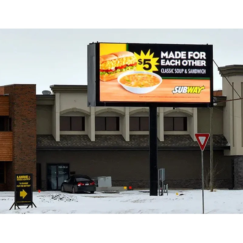 Commercial Ads Street LED Screen P4 P6 P8 P10 LED Video Wall Panel Mount Outdoor Billboard LED Advertising
Commercial Ads Street LED Screen P4 P6 P8 P10 LED Video Wall Panel Mount Outdoor Billboard LED Advertising