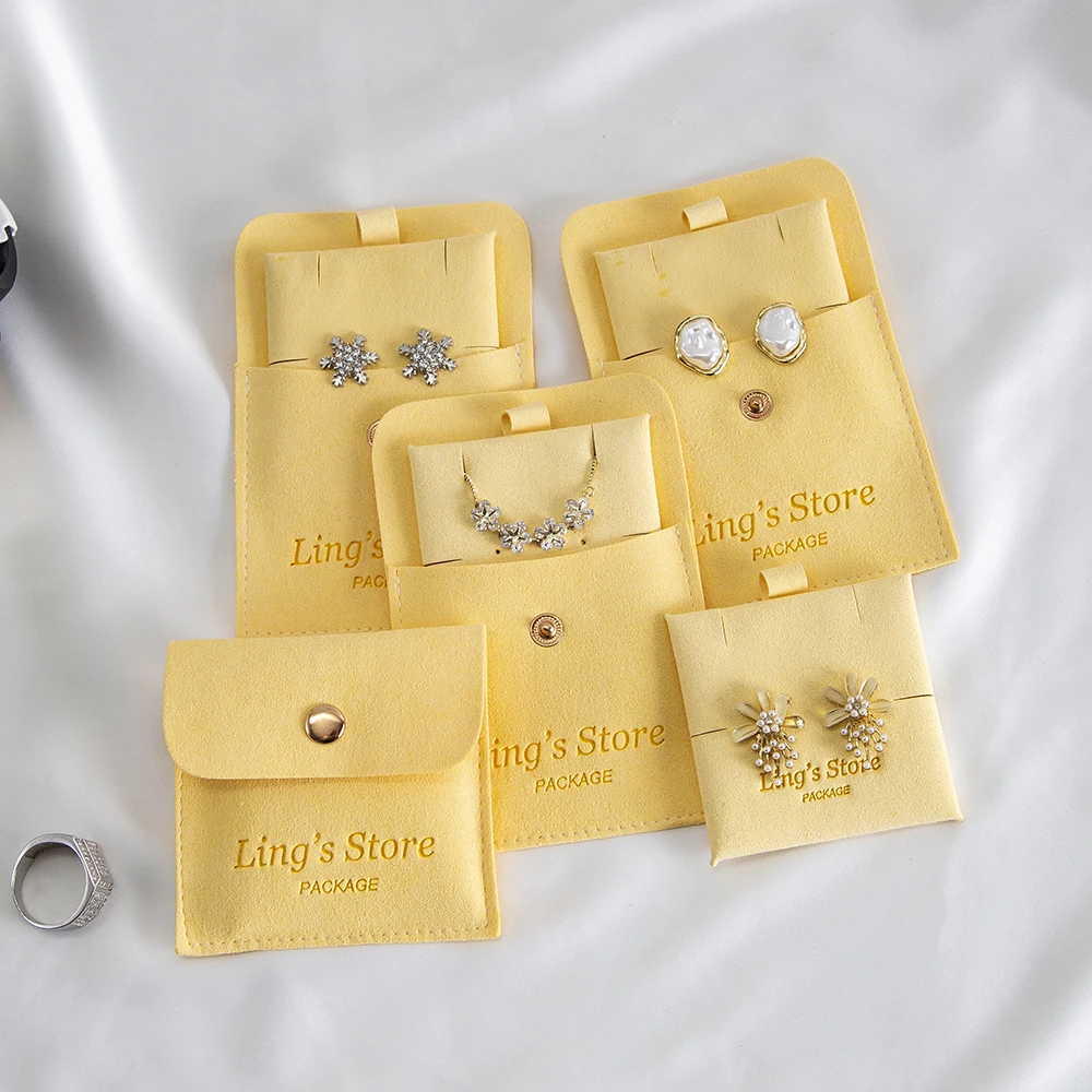 20/50/100Sets Lovely 8x8cm Yellow Microfiber Snap Bag Jewelry Packaging Button Velvet Pouches Chic 6x6cm Boutique Organizer Card
20/50/100Sets Lovely 8x8cm Yellow Microfiber Snap Bag Jewelry Packaging Button Velvet Pouches Chic 6x6cm Boutique Organizer Card