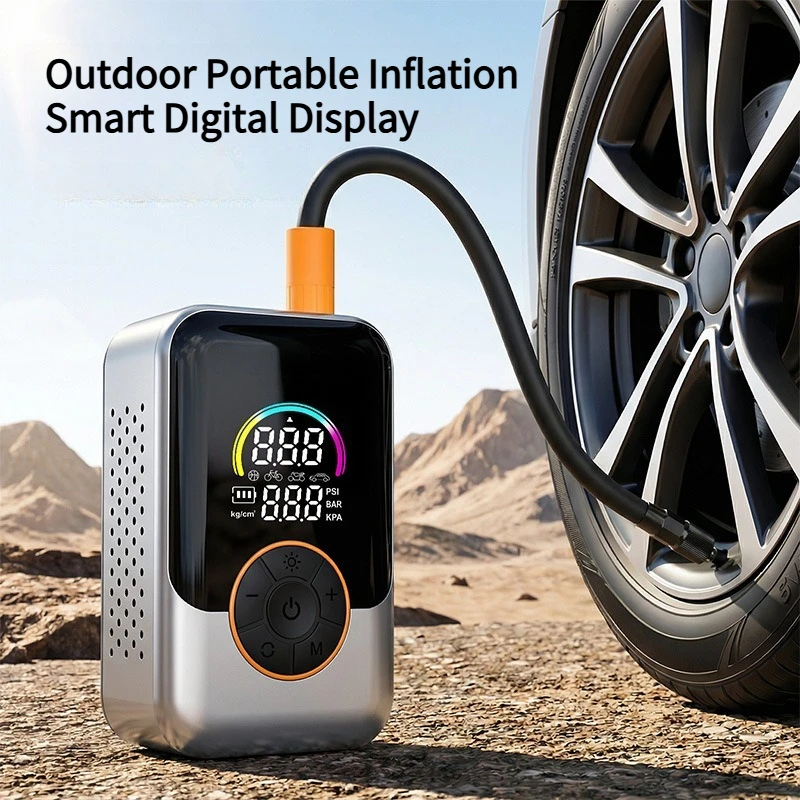 Car on-board air pump, electric vehicle, car portable tire pump, air pump extremely fast inflation
Car on-board air pump, electric vehicle, car portable tire pump, air pump extremely fast inflation