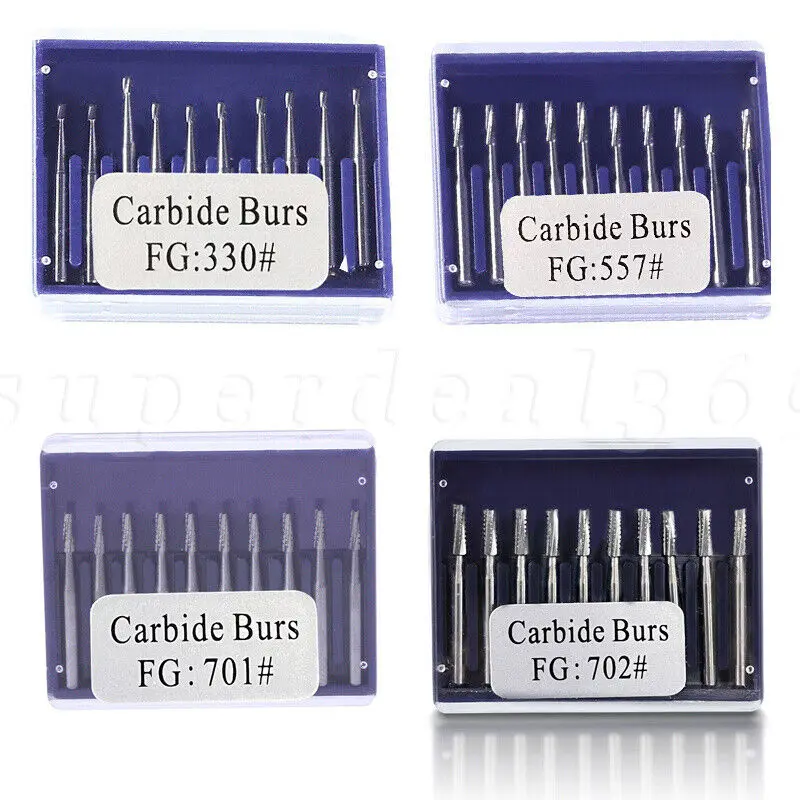 10PCS/1 Box Dental Carbide Drill Bur Diamond FG 1.0-1.6mm Burs for High Speed Handpiece
10PCS/1 Box Dental Carbide Drill Bur Diamond FG 1.0-1.6mm Burs for High Speed Handpiece