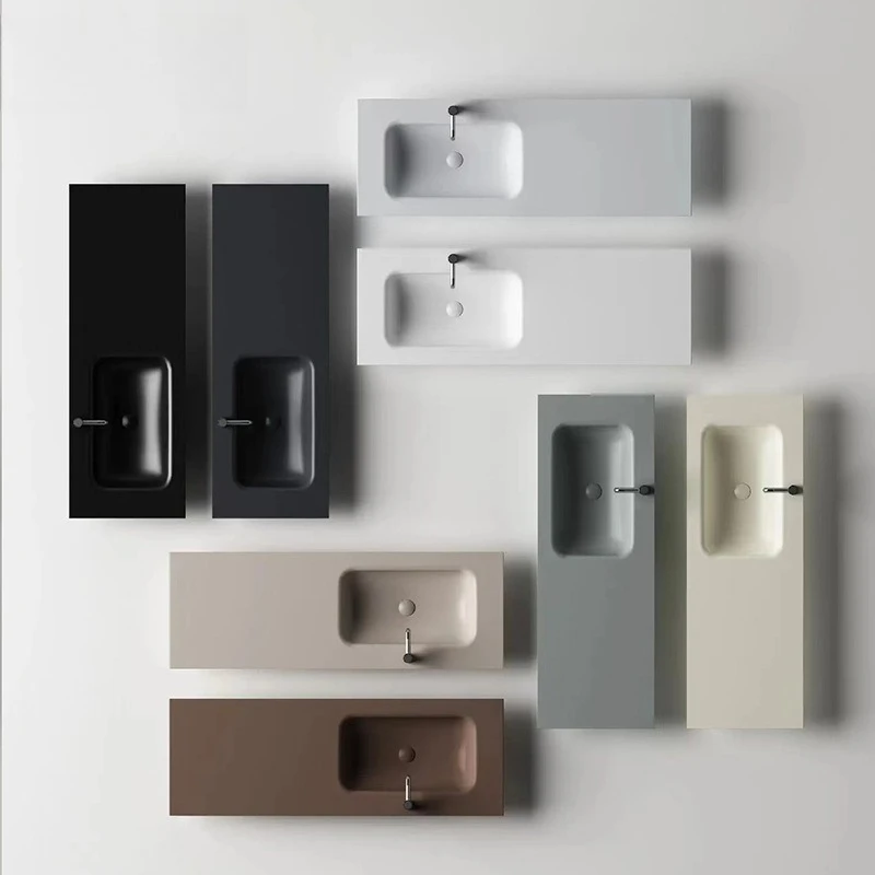 Artificial stone color integrated basin single basin bathroom cabinet combined toilet washbasin 
Artificial stone color integrated basin single basin bathroom cabinet combined toilet washbasin