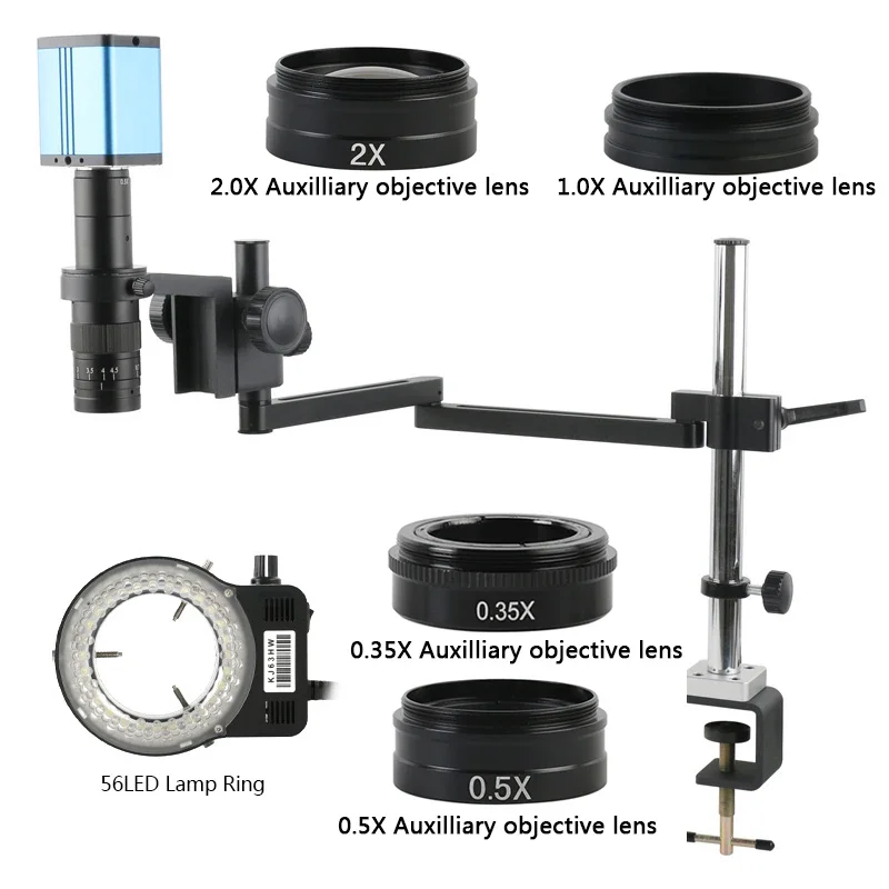 180X Zoom 1080P Type-C LAB AF Autofocus Measuring C Mount HDMI Video Microscope Camera U Disk Recorder For PCB CPU Soldering
180X Zoom 1080P Type-C LAB AF Autofocus Measuring C Mount HDMI Video Microscope Camera U Disk Recorder For PCB CPU Soldering