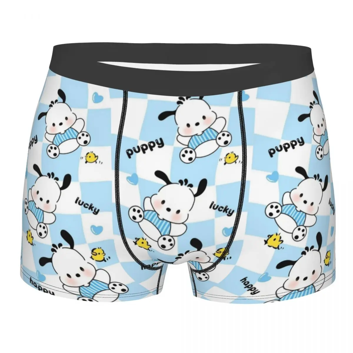 Пользовательские милые мультяшные боксеры Pochacco, шорты, мужские трусы с рисунком My Melody, нижнее белье, модные трусы
Пользовательские милые мультяшные боксеры Pochacco, шорты, мужские трусы с рисунком My Melody, нижнее белье, модные трусы