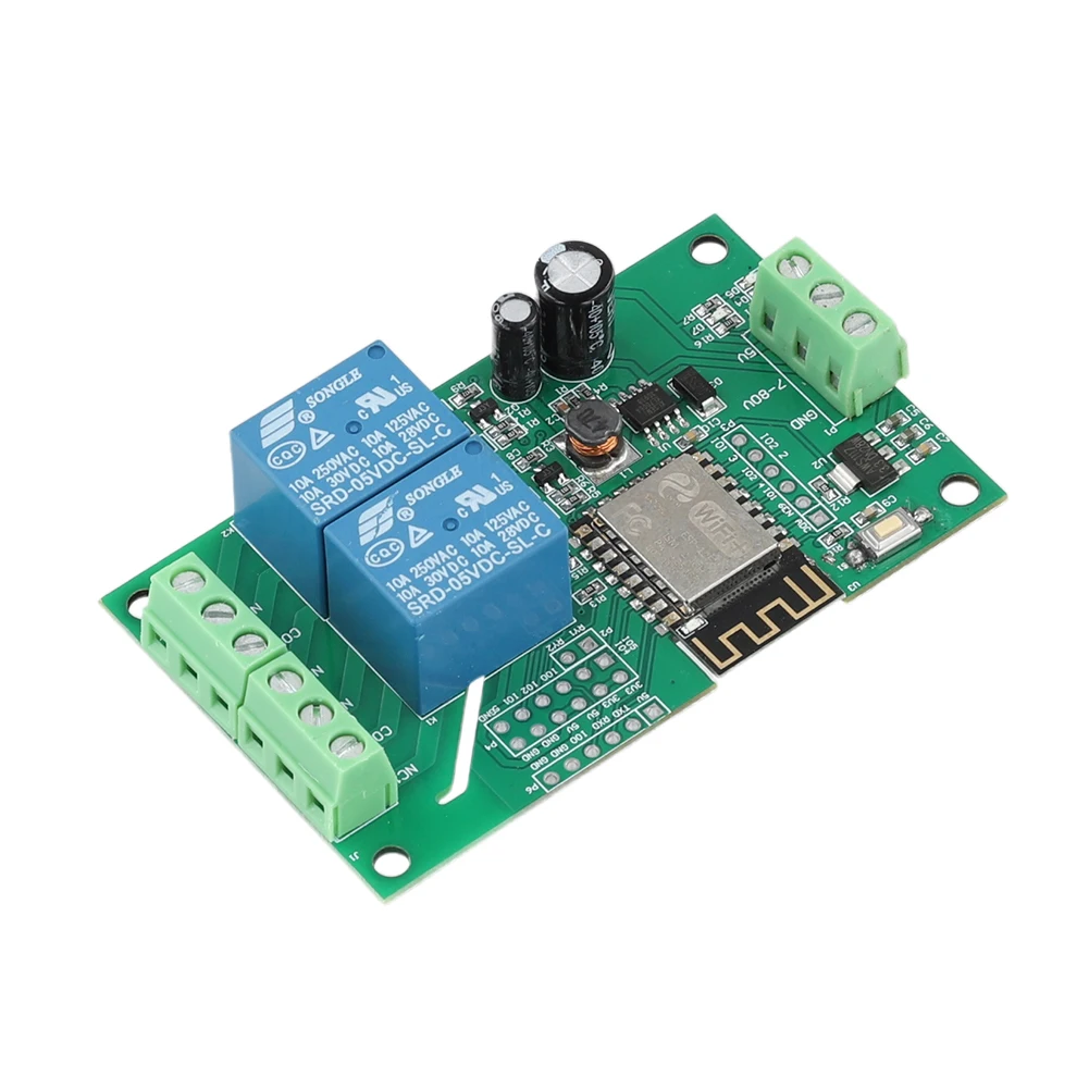 ESP8266 WIFI переключатель контроллер плата DC 5 В 10A ESP-12F макетная плата беспроводной умный релейный модуль для умного дома 
ESP8266 WIFI переключатель контроллер плата DC 5 В 10A ESP-12F макетная плата беспроводной умный релейный модуль для умного дома