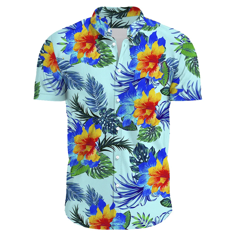 Men's Clothing Hawaiian Flower Casual Men Shirts Print With Short Sleeve For Fashion Clothing Costumes Tops Sale Floral
Men's Clothing Hawaiian Flower Casual Men Shirts Print With Short Sleeve For Fashion Clothing Costumes Tops Sale Floral