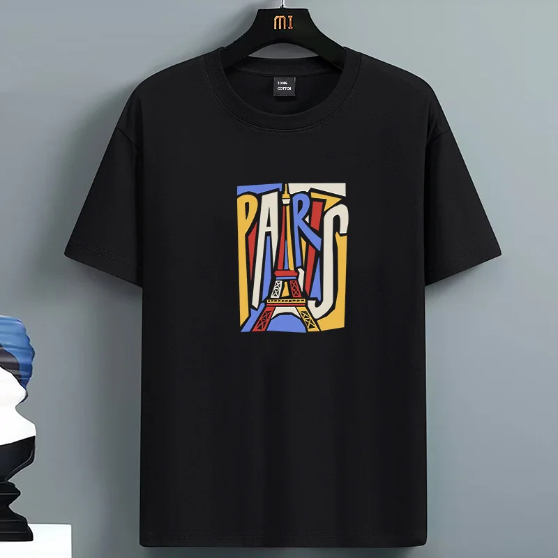 High Quality Luxury Brand Y2k Letter PARIS Printing Clothing T-Shirt Harajuku 100% Cotton For Men's O-Neck Short Sleeve Top Tees
High Quality Luxury Brand Y2k Letter PARIS Printing Clothing T-Shirt Harajuku 100% Cotton For Men's O-Neck Short Sleeve Top Tees