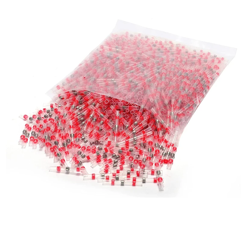 800 PCS Solder Seal Wire Connector -Heat Shrink Solder Butt Connector Tinned Auto Marine Boat Crimp
800 PCS Solder Seal Wire Connector -Heat Shrink Solder Butt Connector Tinned Auto Marine Boat Crimp