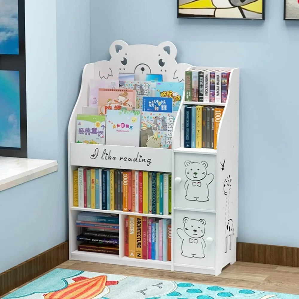 Childrens Kids Cartoon Engraved Bookshelf MultiLayer Organizer Shelf with Storage Rack Cabinets White
Childrens Kids Cartoon Engraved Bookshelf MultiLayer Organizer Shelf with Storage Rack Cabinets White