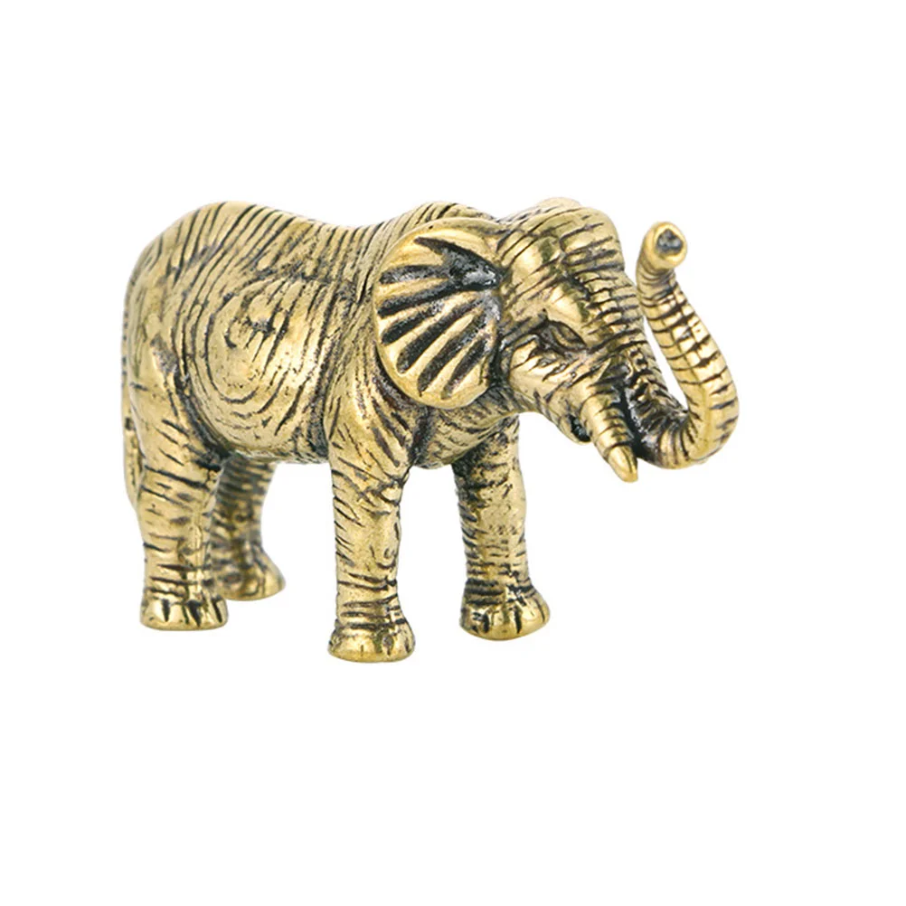 Brass Elephant Ornament Lifelike Animal Statue Exquisite Decorations Sculpture Retro Creative Figurines
Brass Elephant Ornament Lifelike Animal Statue Exquisite Decorations Sculpture Retro Creative Figurines