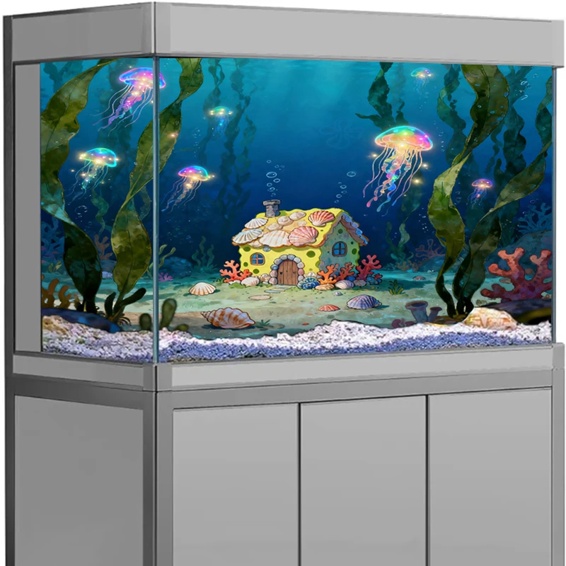 Fish Tank Decor Aquarium Background Sticker jellyfish Printing Wallpaper Fish Tank Backdrop Decorations PVC aquarium accesories
Fish Tank Decor Aquarium Background Sticker jellyfish Printing Wallpaper Fish Tank Backdrop Decorations PVC aquarium accesories
