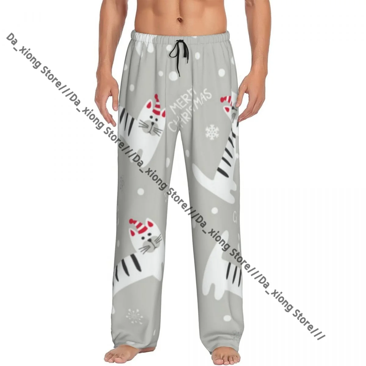 Men's Casual Pajama Sleeping Pants Winter Cute Cats And Snowflake Lounge Loose Trousers Comfortable Nightwear
Men's Casual Pajama Sleeping Pants Winter Cute Cats And Snowflake Lounge Loose Trousers Comfortable Nightwear