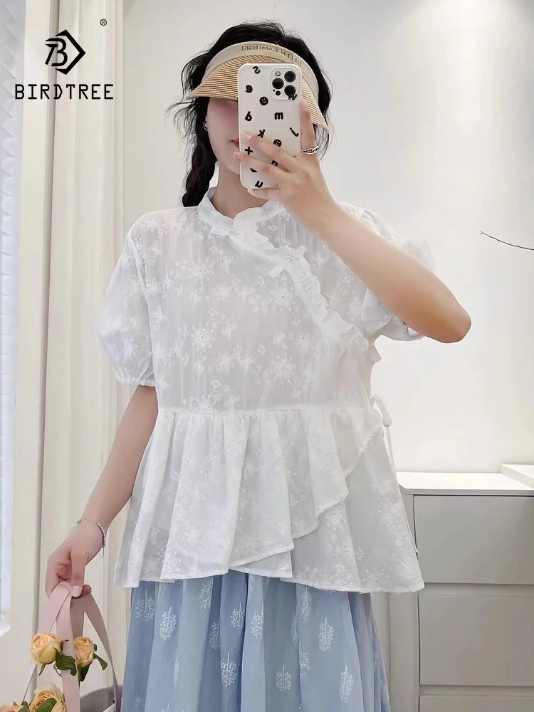 Новинка 2025, летняя хлопковая рубашка с коротким рукавом, женская вышивка-стойка, свободная блузка Mori Girl Retro Temperament OL для поездок на работу T57053CC
Новинка 2025, летняя хлопковая рубашка с коротким рукавом, женская вышивка-стойка, свободная блузка Mori Girl Retro Temperament OL для поездок на работу T57053CC