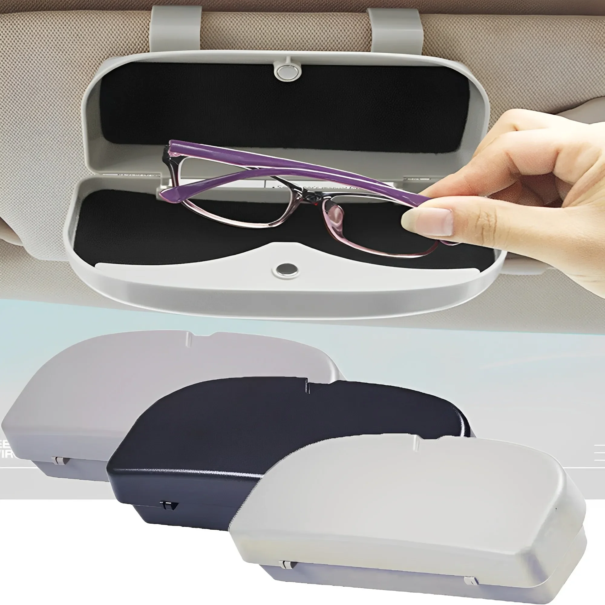 Car Glasses Box Portable Car Sunglasses Holder In The Car Driving Glasses Holder Eyeglass Case Sun Visor Car Lenses Holder
Car Glasses Box Portable Car Sunglasses Holder In The Car Driving Glasses Holder Eyeglass Case Sun Visor Car Lenses Holder