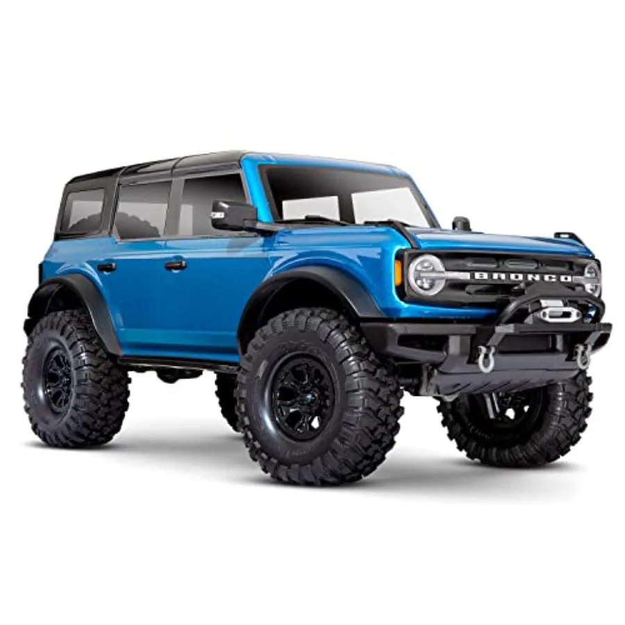 TRX-4 Scale and Trail Crawler with 2021 Ford Bronco Body: Blue for off-road trail use, durable ABS plastic body, vibrant blue f
TRX-4 Scale and Trail Crawler with 2021 Ford Bronco Body: Blue for off-road trail use, durable ABS plastic body, vibrant blue f