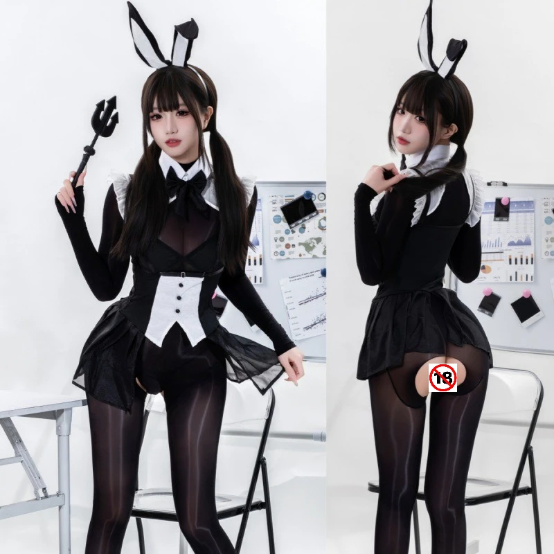 Stylish Women's Sexy Roleplay Bunny Girl Lingerie Dress Christmas Dress Up Party Cosplay Costumes Open Crotch Naugty Nightwear
Stylish Women's Sexy Roleplay Bunny Girl Lingerie Dress Christmas Dress Up Party Cosplay Costumes Open Crotch Naugty Nightwear
